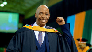 Mr Phiwe Mbana, Master of Laws in Labour Studies graduate.