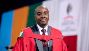 PhD in Human Resource Management graduate, Dr Fulufhelo Mulidzwi.