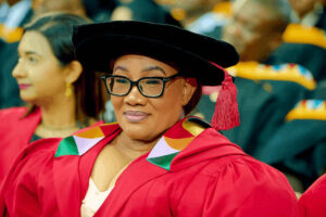 PhD in Leadership Studies graduate, Dr Motlalepula Radebe.