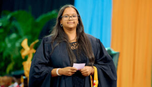 Master of Commerce in Accounting graduate, Ms Thameenah Abrahams.
