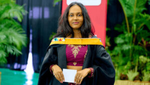 Ms Mohini Pillay, Bachelor of Commerce Honours in Finance cum laude Graduate
