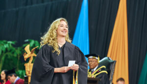 LLM in Business Law graduate, Ms Jamie Flemmer.