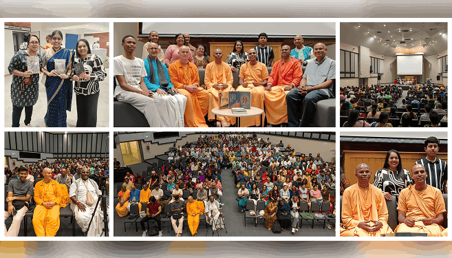 Highlights from the ‘Investing in Invisible Wealth’ event hosted by the Bhakti Yoga Society at UKZN.